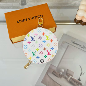 Louis Vuitton LV round coin purse pendant-4054