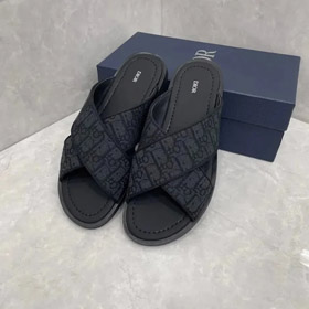 DIOR Alias Oblique print silent flip flops-2964