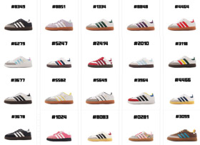 Liberty London x Adidas Originals SAMBA OG low-top kids' sneakers-4103